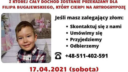 W Ciechanowie będą zbierać złom dla Filipka!