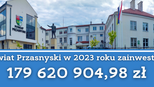 W powiecie przasnyskim stawiają na rozwój. Idą za tym ogromne pieniądze