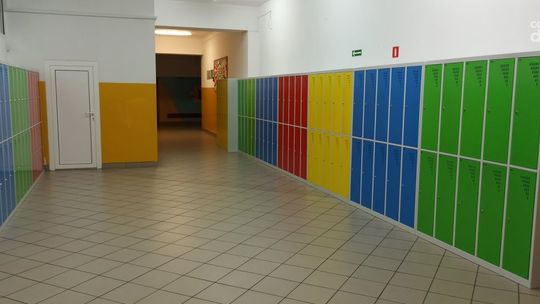 W Sońsku każdy uczeń ma swoją szafkę 