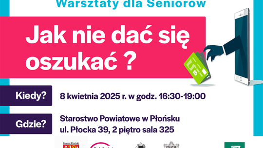 Warsztaty dla seniorów w Płońsku. Jak nie dać się oszukać „na wnuczka”?