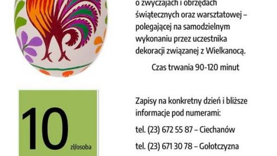 WARSZTATY WIELKANOCNE W MUZEUM 