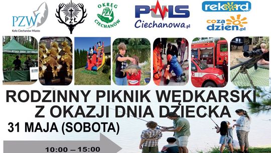Wędkarski Dzień Dziecka w Ciechanowie - piknik pełen atrakcji już 31 maja