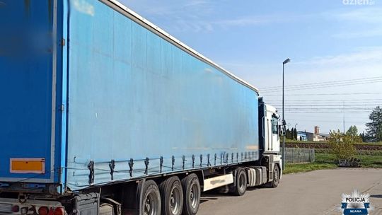 Więzienie grozi kierowcy tira zatrzymanego pod Mławą