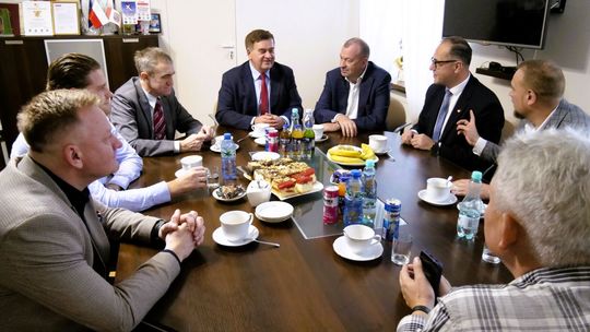 Wizyta wicemarszałka w Mławie - rozmowy o inwestycjach drogowych i rozwoju regionu