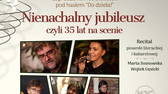 Plakat o nocy bibliotek w Ciechanowie