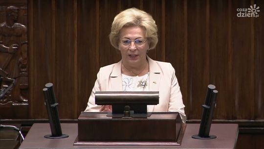 Wyborcza deklaracja poseł Cicholskiej. "Mam jeszcze tyle inwencji twórczej, powinnam wygrać"