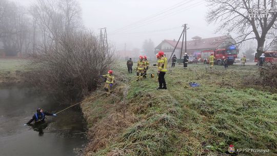Wyłowiono ciało mężczyzny w Rostkowie