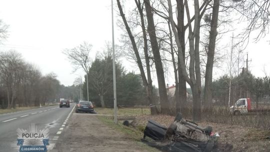 Wypadek drogowy w Ościsłowie - policja apeluje o ostrożność