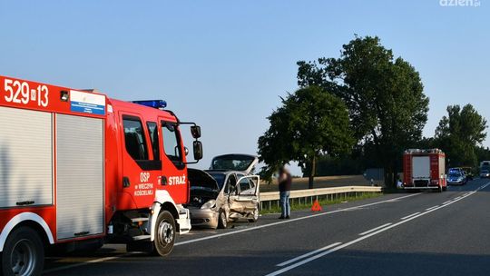 Wypadek na 7-ce. W busie pięcioro dzieci