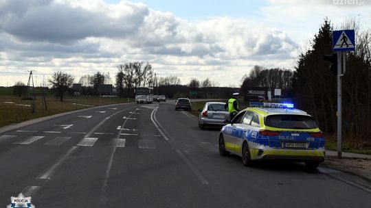 Wypadek na przejściu dla pieszych w Mławie