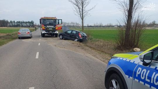 Wypadek na "tysiąclatce." Kobieta trafiła do szpitala