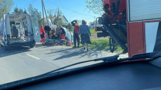 Wypadek na wyjeździe z Ciechanowa
