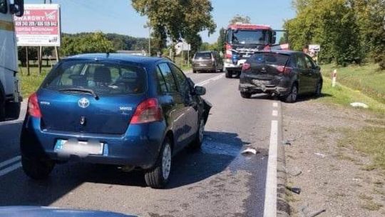 Wypadek w Gogolach! Są ranne osoby i utrudnienia w ruchu