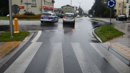 Wypadek w okolicach ronda 