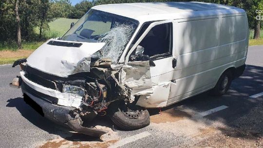 Wypadek w Zalesiu. Kierowca busa z zarzutem