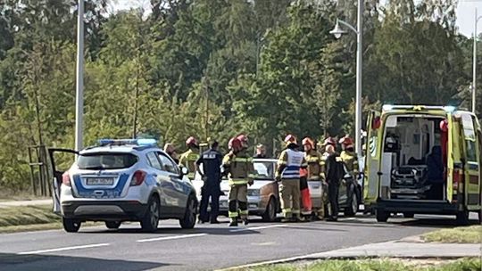 Wypadek z udziałem trzech aut w Mławie