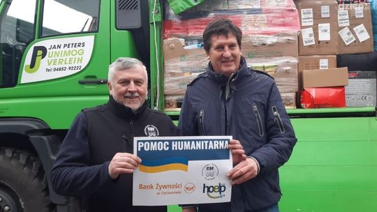 Z Niemiec przez Ciechanów na Ukrainę. Kolejne dary przyjechały zza zachodniej granicy