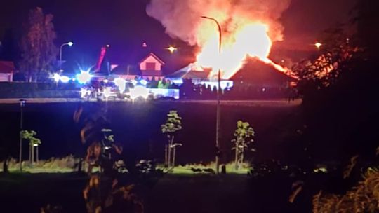 Z ostatniej chwili! Pożar domu jednorodzinnego w Ciechanowie!