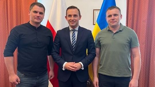 Z Ukrainy do Ciechanowa przyjechały władze partnerskiego miasta Chmielnicki