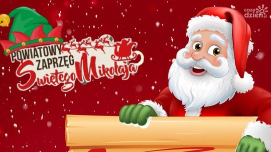 Zaprzęg Świętego Mikołaja wyrusza w podróż po Powiecie Ciechanowskim