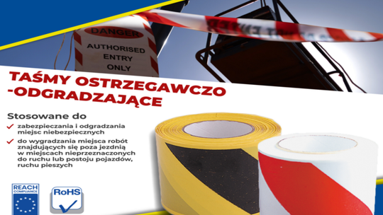 Zastosowanie oznacznikowych taśm ostrzegawczych