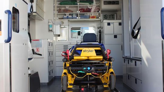 Wnętrze ambulansu