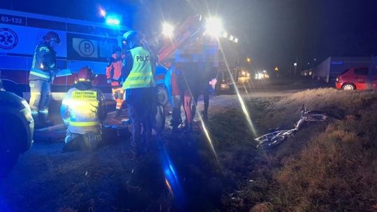 Zderzenie na pasach w Chruszczewie. Pieszy potrącony, kierowca zatrzymany