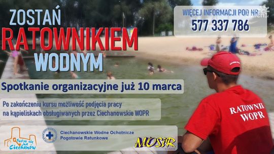 Zostając ratownikiem wodnym nabywa się umiejętności przydatnych na co dzień. Rusza kurs CWOPR