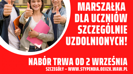 Zostań stypendystą marszałka