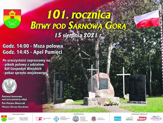 101 rocznica Bitwy pod Sarnową Górą. Zamiast rekonstrukcji przysmaki i pokazy sprzętu.