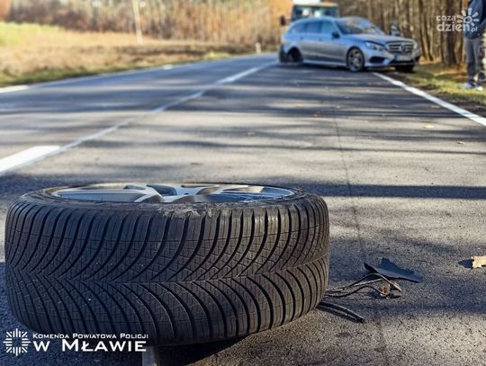 84-latek wyprzedzał dwie ciężarówki, miał dużo szczęścia