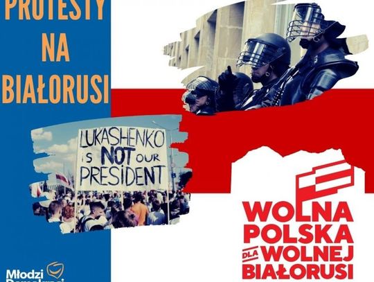 Akcja plakatowa w geście solidarności