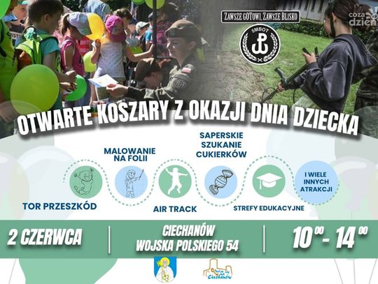 Aktywny Dzień Dziecka z terytorialsami – atrakcje w ciechanowskich koszarach