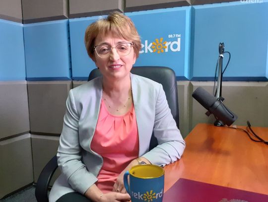 Anna Żebrowska - kierownik ciechanowskiej delegatury Mazowieckiego Urzędu Wojewódzkiego w Radiu Rekord