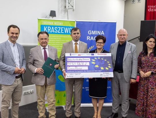 Budowa zbiornika Kraszewo: 52 mln zł z UE na największą inwestycję w retencję na Mazowszu