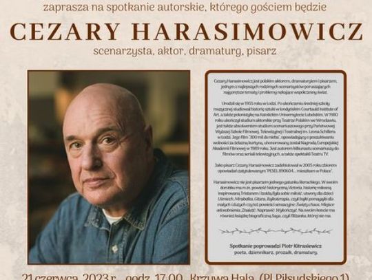 Cezary Harasimowicz gościem Krzywej Hali