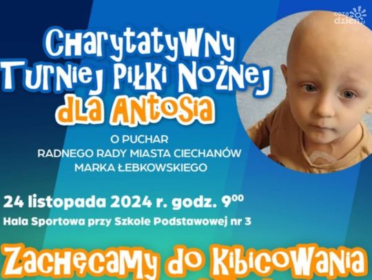 Charytatywny Turniej Piłki Nożnej dla Antosia: Pomóż w walce z nowotworem!