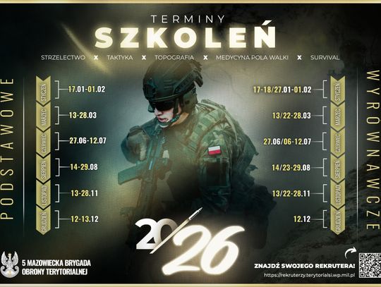 Plakat o naborze do służby terytorialnej