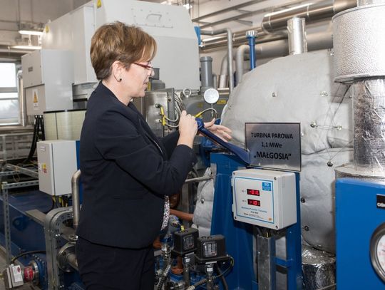 Chrzest Turbiny "Małgosia" w Elektrociepłowni Ciechanów