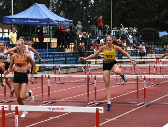 Ciechanów. Lekkoatletyczne zawody na miejskim stadionie
