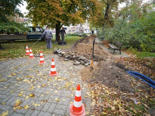 Ciechanów. Ruszył remont popularnego skweru