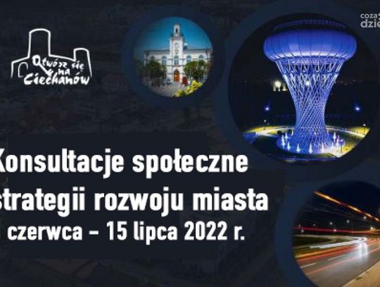 Ciechanów. Ruszyły konsultacje społeczne strategii rozwoju miasta