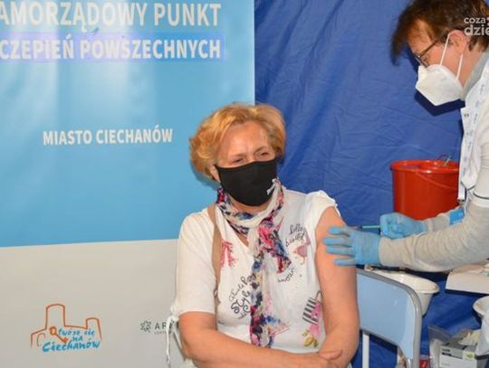 Ciechanów. Samorządowego Punktu Szczepień Powszechnych zaszczepi dziś kilkaset osób!