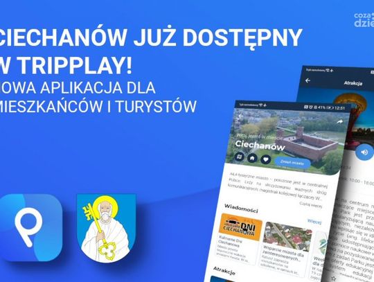 Ciechanów w nowoczesnej aplikacji turystycznej