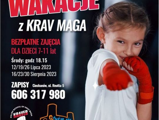 Ciechanów. Wakacje z Krav Magą już w lipcu