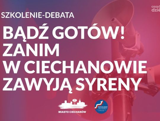Ciechanów. Ważne szkolenie, zapisz się póki są miejsca Ciechanów. Ważne szkolenie, zapisz się póki są miejsca
