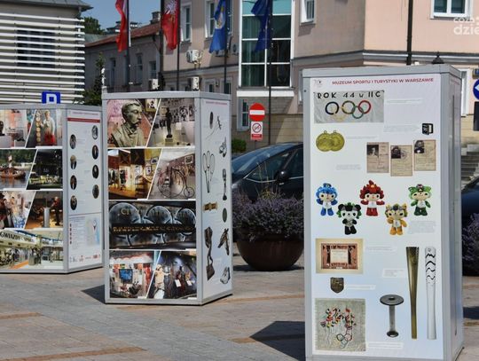 Ciechanów. Wystawa Muzeum Sportu i Turystyki