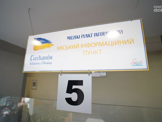 Ciechanowski magistrat stworzył specjalny punkt informacyjny. Można się tam nawet porozumieć po ukraińsku