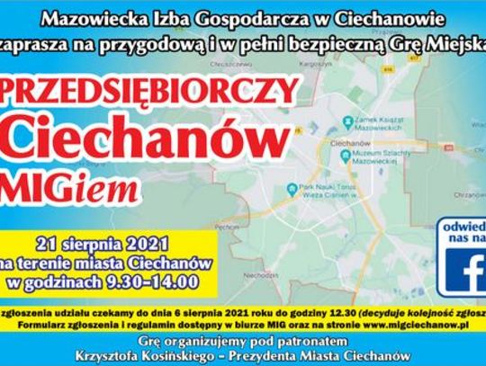 Ciechanowski MIG zaprasza na grę terenową!