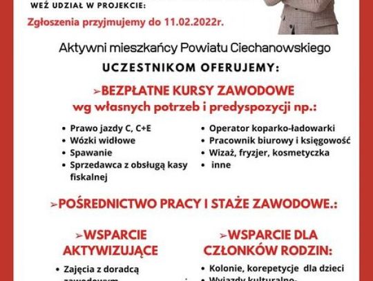 Ciechanowski PCK pomoże znaleźć pracę